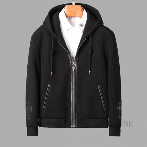 クロムハーツクロムハーツメンズカジュアルレザージャケットr0295ブラック