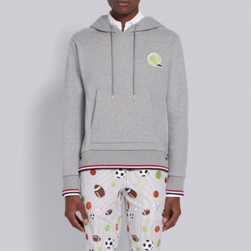 トムブラウントムブラウンユニセックスカジュアルコットンフーディm01005.グレー