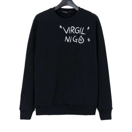 ルイヴィトンルイヴィトンメンズカジュアルコットン長袖Tシャツu02297ブラック