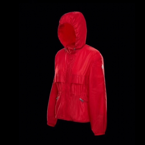 モンクレールモンクレールレディースカジュアルウィンドブレーカージャケットc01869レッド