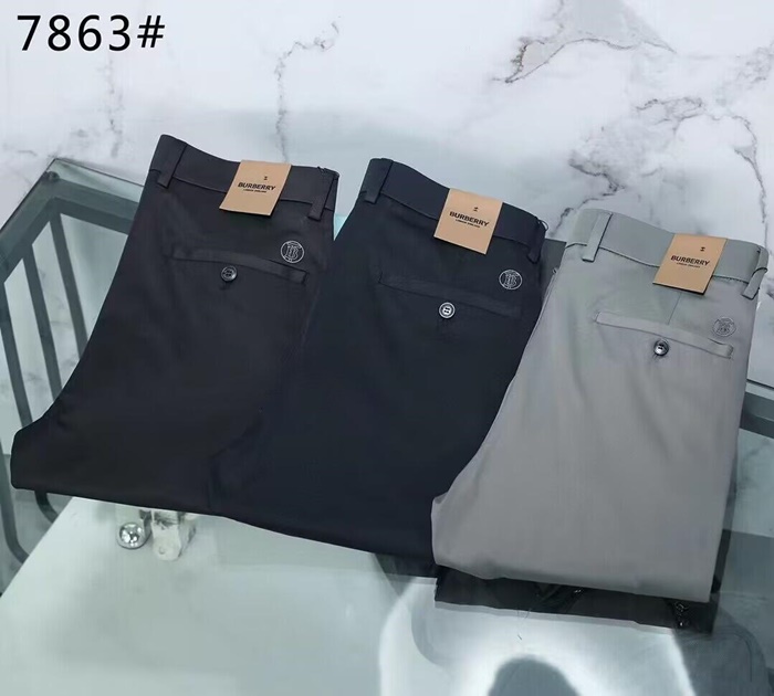 バーバリーナイロンバーバリーナイロンメンズビジネスクラシックパンツr03130ブラック/ネイビー/グレー