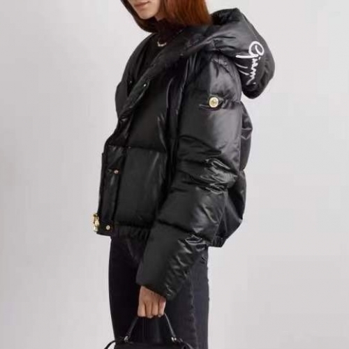 ヴェルサーチェヴェルサーチェレディースダウンパディングr0725ブラック