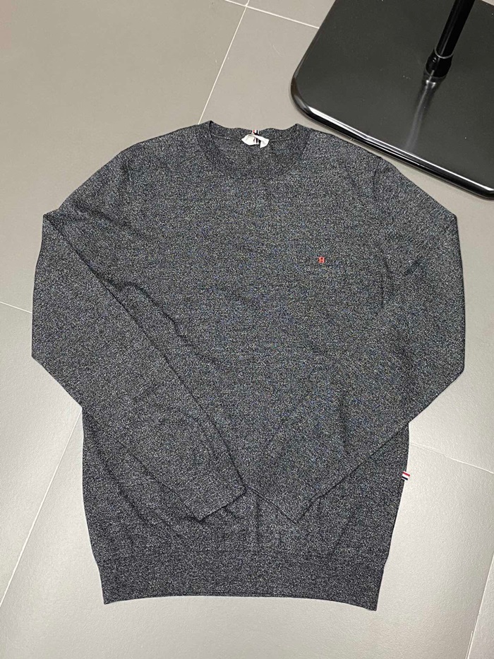 エルメスエルメスメンズクルーネックウールセーターr0527グレー