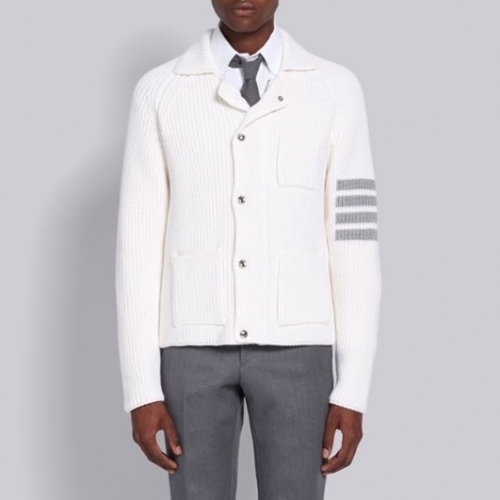 トムブラウントムブラウンメンズカジュアルウールセーターm01012.ホワイト