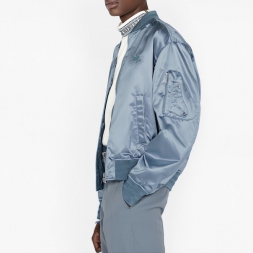 ディオールディオールメンズモダンカジュアル両面ジャケットo0877.ブルー