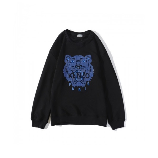 ケンゾーケンゾーユニセックスシグネチャータイガーコットンスウェットシャツn0133.ブラック