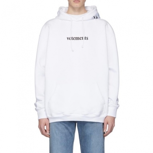 ヴェトモンヴェトモンユニセックスオーバーサイズコットンフーディt0100ホワイト