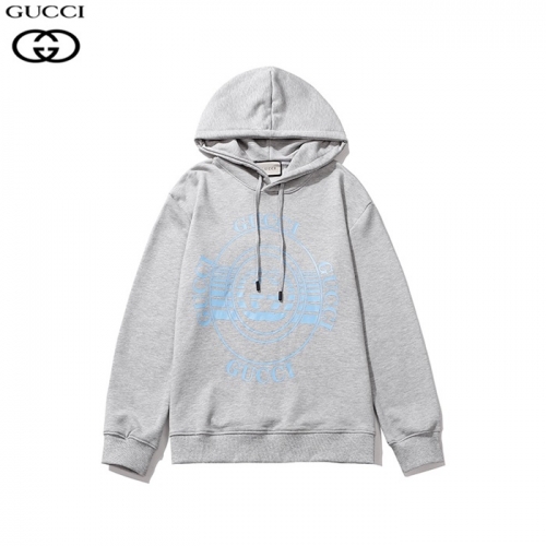 グッチ/グッチユニセックスカジュアルオーバーサイズコットンフーディc03130.グレー
