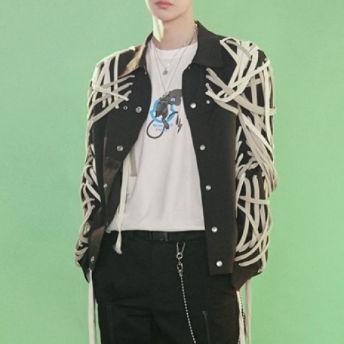 リックオウエンスリックオウエンスメンズカジュアルジャケットc0047ブラック