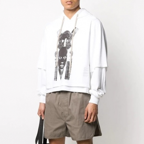 -リックオウエンスメンズコットンジップアップフーディc0048