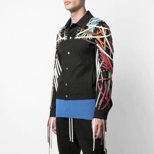 リックオウエンスリックオウエンスメンズカジュアルジャケットc0050ブラック