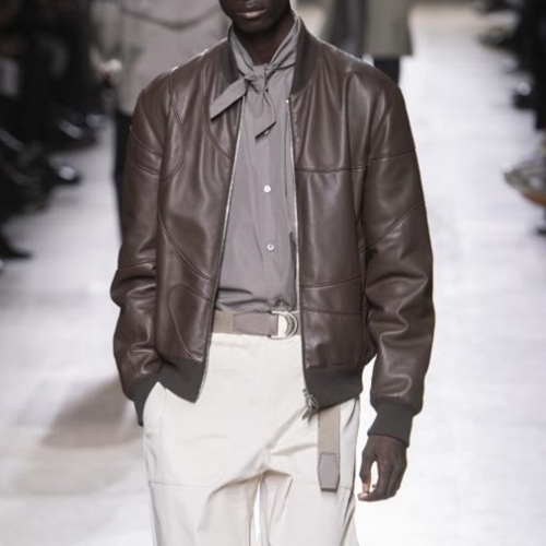 -エルメスメンズレザージャケットr537