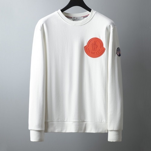 モンクレールモンクレールメンズカジュアルコットン長袖Tシャツc01912ホワイト