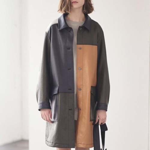 エルメスレディースカジュアル合成レザージャケットr538