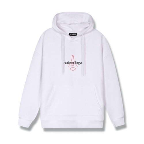 バレンシアガバレンシアガユニセックスコットンフーディl0835ホワイト