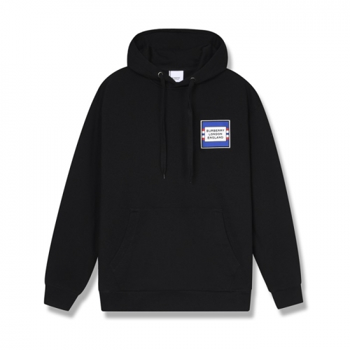 バーバリーバーバリーユニセックスカジュアルコットンフーディr03165ブラック
