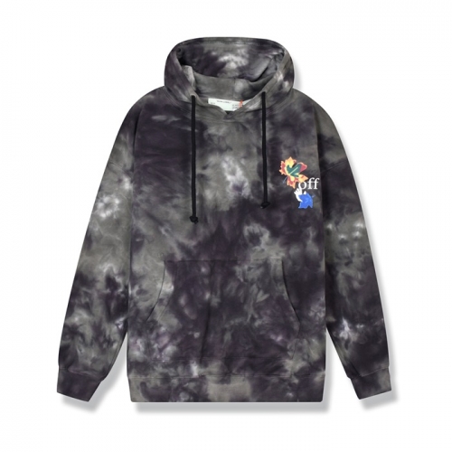 オフホワイトオフホワイトメンズコットンフーディf0584グレー