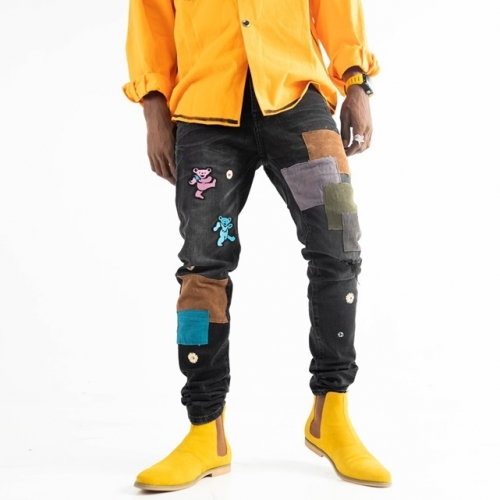 アミリアミリメンズトレンディジーンズ0132ブラック