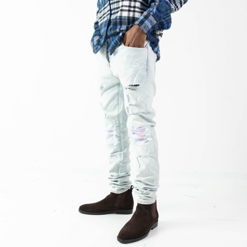 アミリアミリメンズトレンディジーンズ0134ブルー