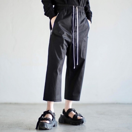 リックオウエンスリックオウエンスメンズカジュアルショートパンツc0061ブラック