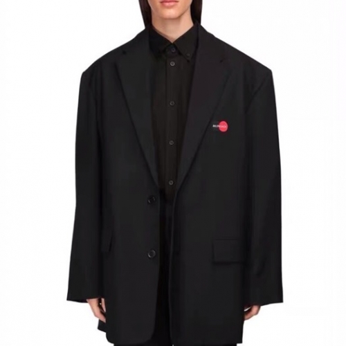 バレンシアガバレンシアガメンズコットンスーツジャケットl0839ブラック