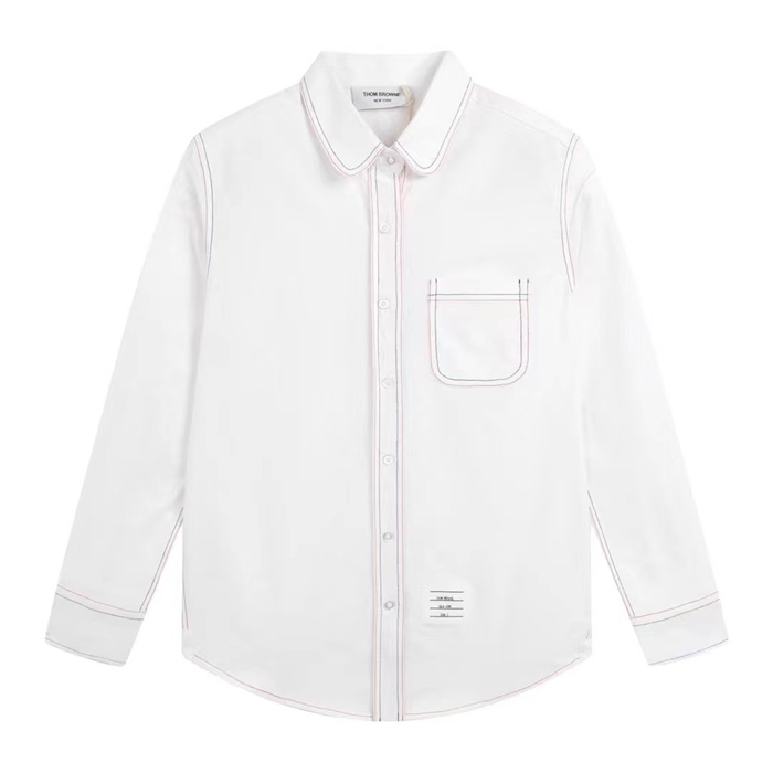 トムブラウントムブラウンメンズストラップコットンシャツm01043ホワイト