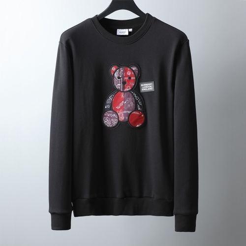 バーバリーバーバリーメンズカジュアルコットンスウェットシャツr03172ブラック