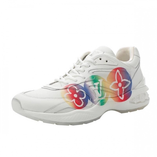 ルイヴィトンメンズレザーランニングシューズ,S1401,(240-275),ホワイト