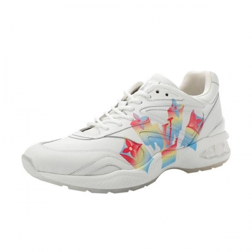 ルイヴィトンメンズレザーランニングシューズ,S1402,(240-275),ホワイト