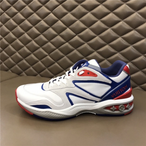 ルイヴィトンメンズレザーランニングシューズ,S1412,(240-275),ホワイト