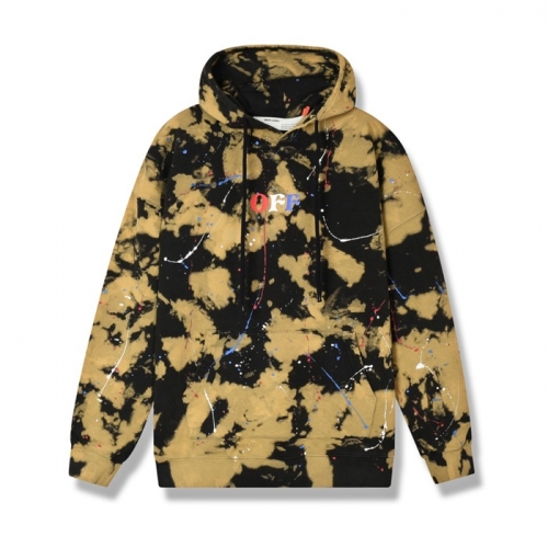 オフホワイトオフホワイトメンズコットンフーディf0585カーキ