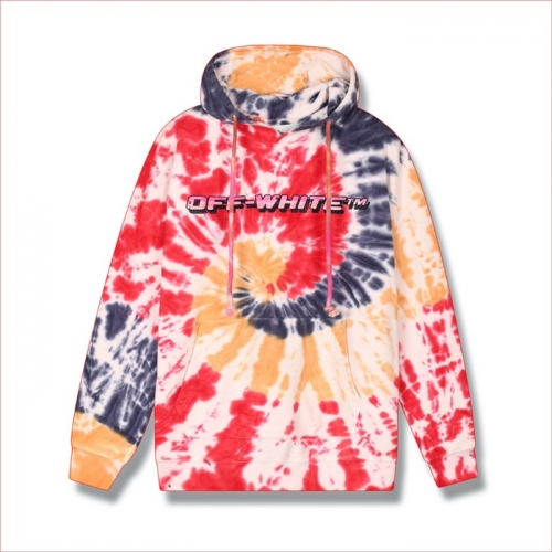 オフホワイトオフホワイトメンズコットンフーディf0586..ピンク