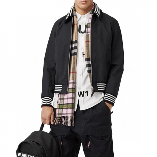 バーバリーバーバリーメンズクラシックカジュアルジャケットr03191.ブラック