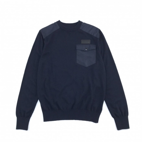 プラダ-プラダメンズクルーネックセーターa01162.ネイビー