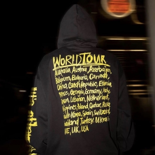 ヴェトモンヴェトモンユニセックスオーバーサイズコットンフーディt0108ブラック