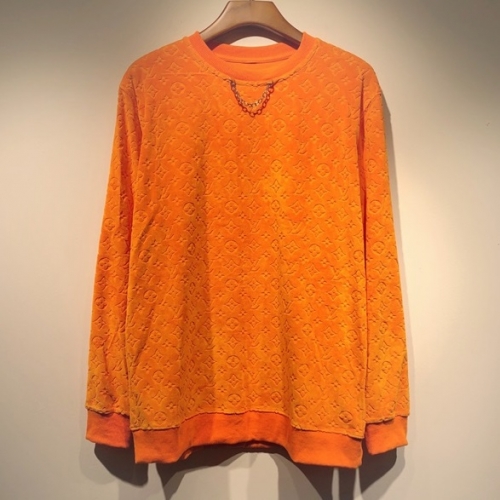 ルイヴィトンルイヴィトンメンズカジュアル長袖Tシャツu02354.オレンジ