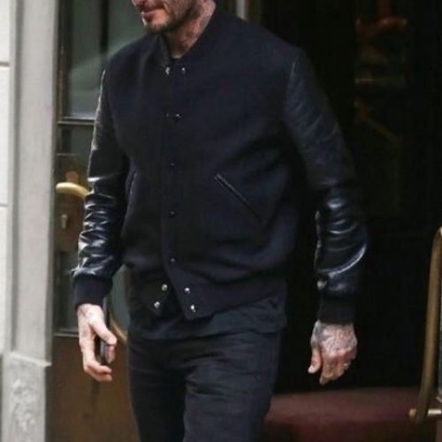 サンローランメンズカジュアルレザージャケットl0095ブラック