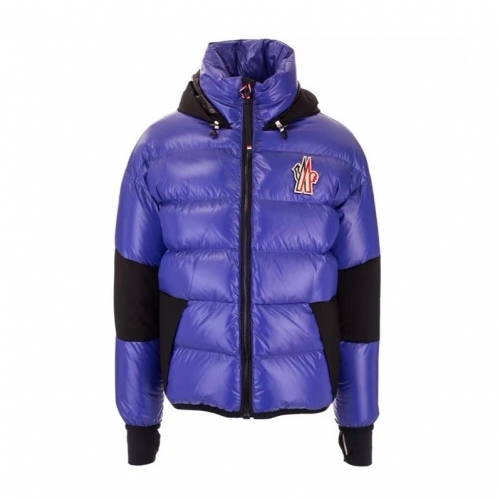 モンクレールモンクレールメンズパッチモダンダックダウンパディングc01933ブルー