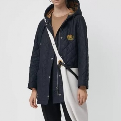 バーバリーバーバリーレディースクラシックカジュアルジャケットr03203.ネイビー