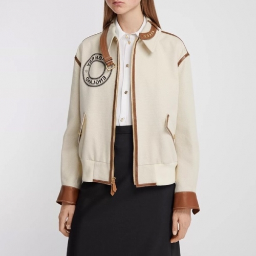 バーバリーバーバリーレディースクラシックカジュアルジャケットr03205アイボリー