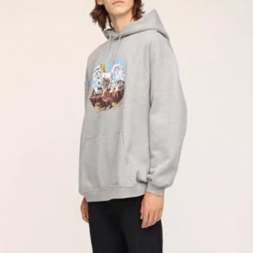 ヴェトモンヴェトモンユニセックスオーバーサイズコットンフーディt0111グレー