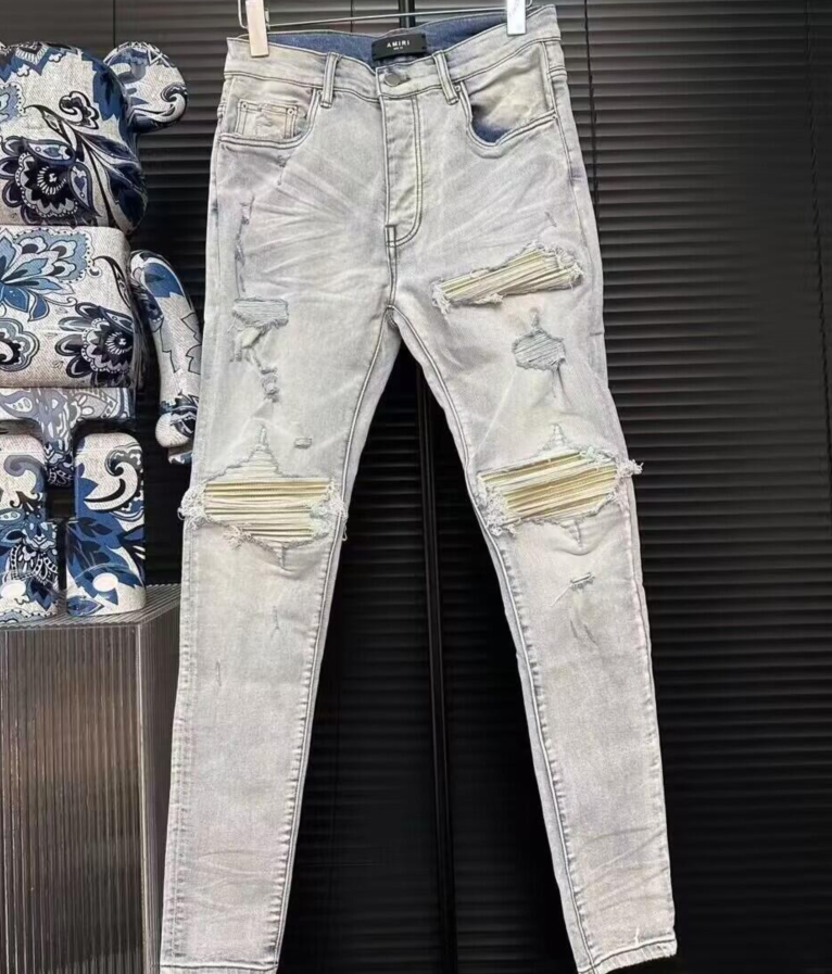 アミリアミリメンズトレンディジーンズ0135ブルー