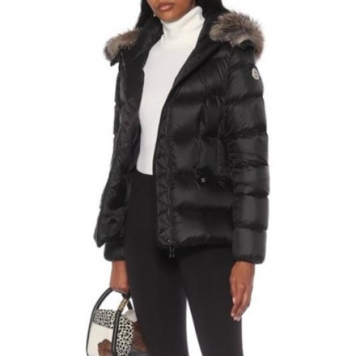 モンクレールモンクレールレディースパッチモダンダックダウンパディングc01939ブラック