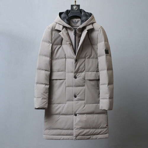 アルマーニアルマーニメンズカジュアルダウンパディングm0799グレー