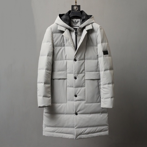 アルマーニアルマーニメンズカジュアルダウンパディングm0800グレー