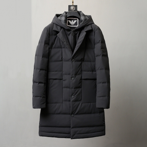 アルマーニアルマーニメンズカジュアルダウンパディングm0801ブラック