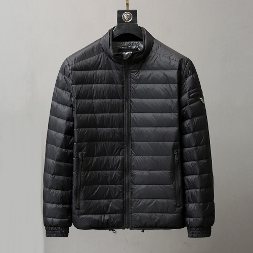 プラダプラダメンズカジュアルダックダウンパディングa03292ブラック