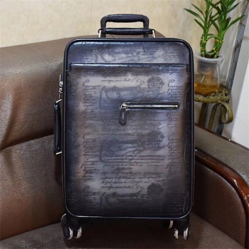 ベルルッティベルルッティカスタム級ニノGMレザーキャリーバッグ,20,B0001,ブラック