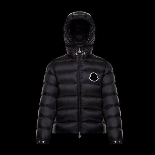 モンクレールモンクレールレディースパッチモダンダックダウンパディングc01956.ブラック