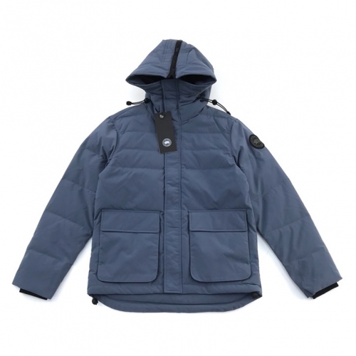 カナダグースカナダグースメンズパッチカジュアルダウンパディングパーカーn0284ブルー